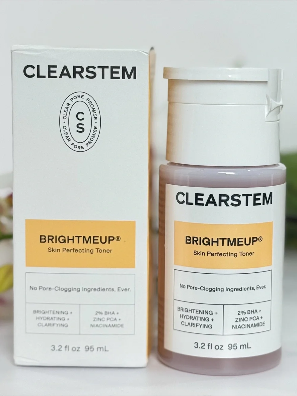 CLEARSTEM BRIGHTENMEUP Skin Perfecting Toner 2% BHA 3.2 oz NEW $38